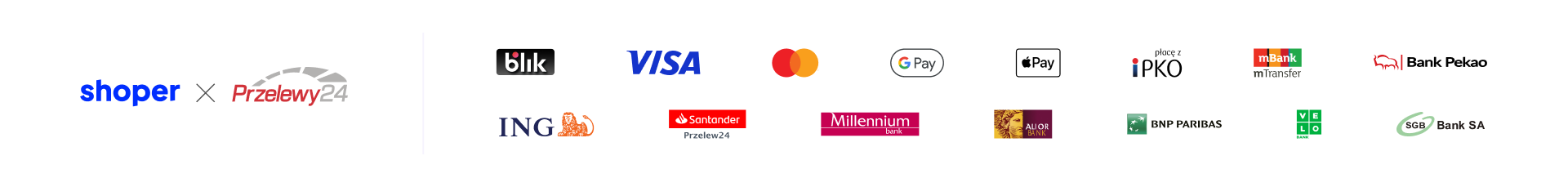 Metody płatności w sklepie – otwiera się w nowej karcie